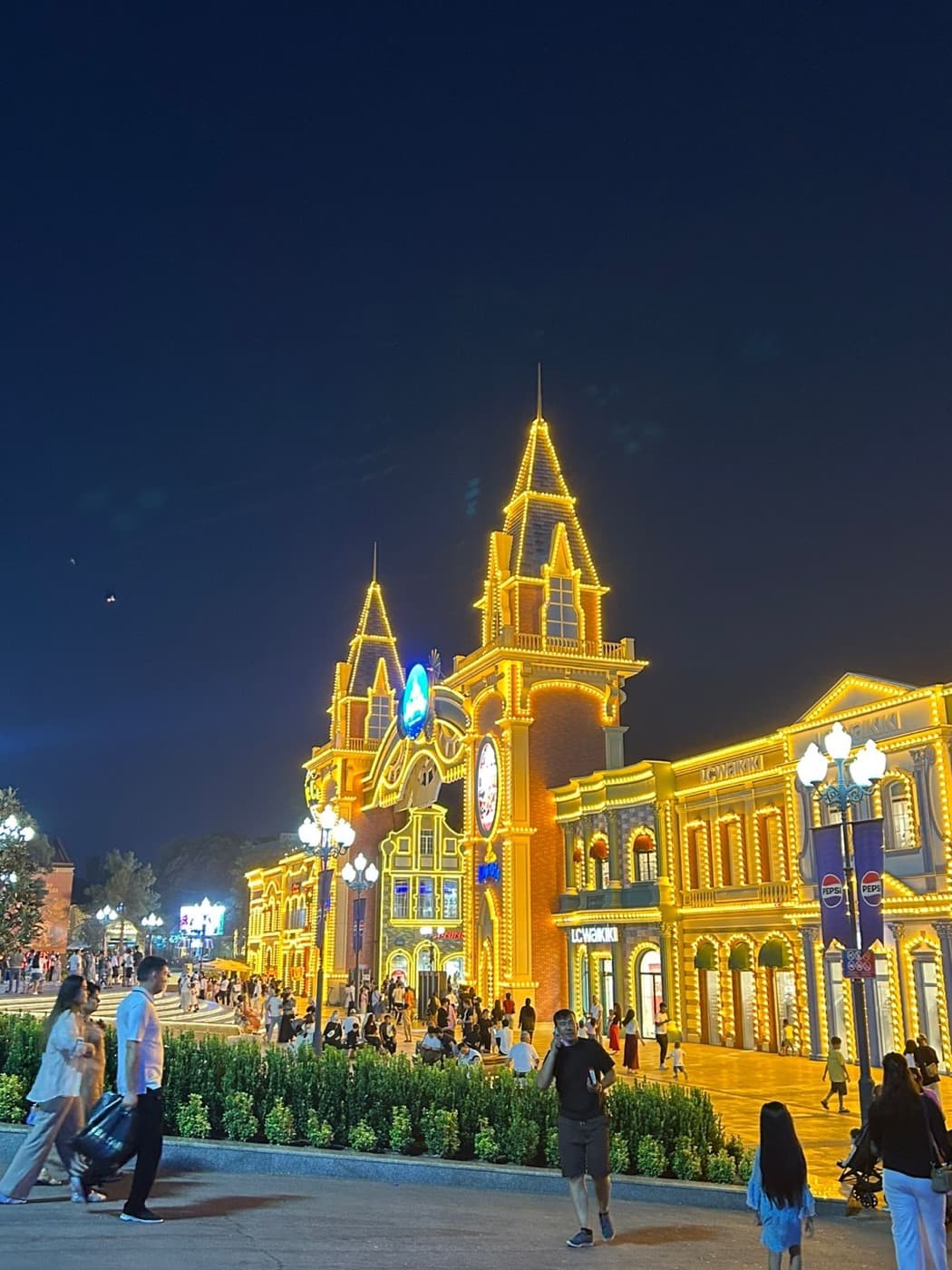 Вечерние улицы Magic City, Ташкент